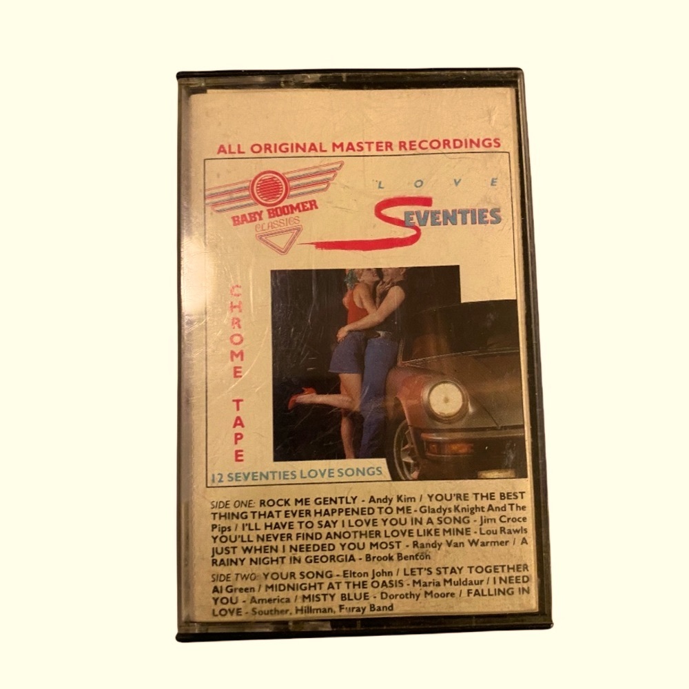 Various: Love Seventies Cassette USA JCI JCT-3303. Baby Boomer Classics.